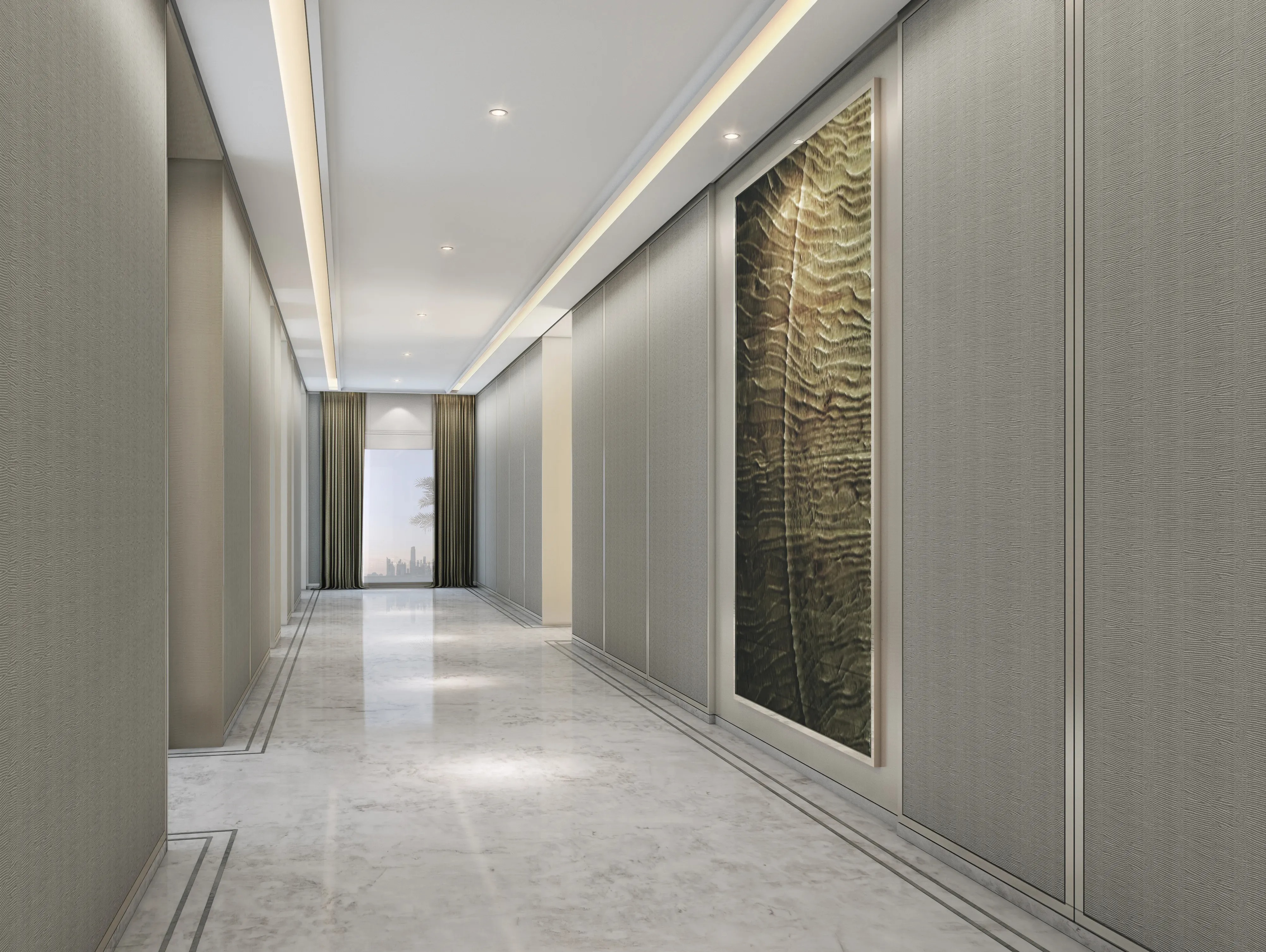Ground floor corridor by ART NOVO